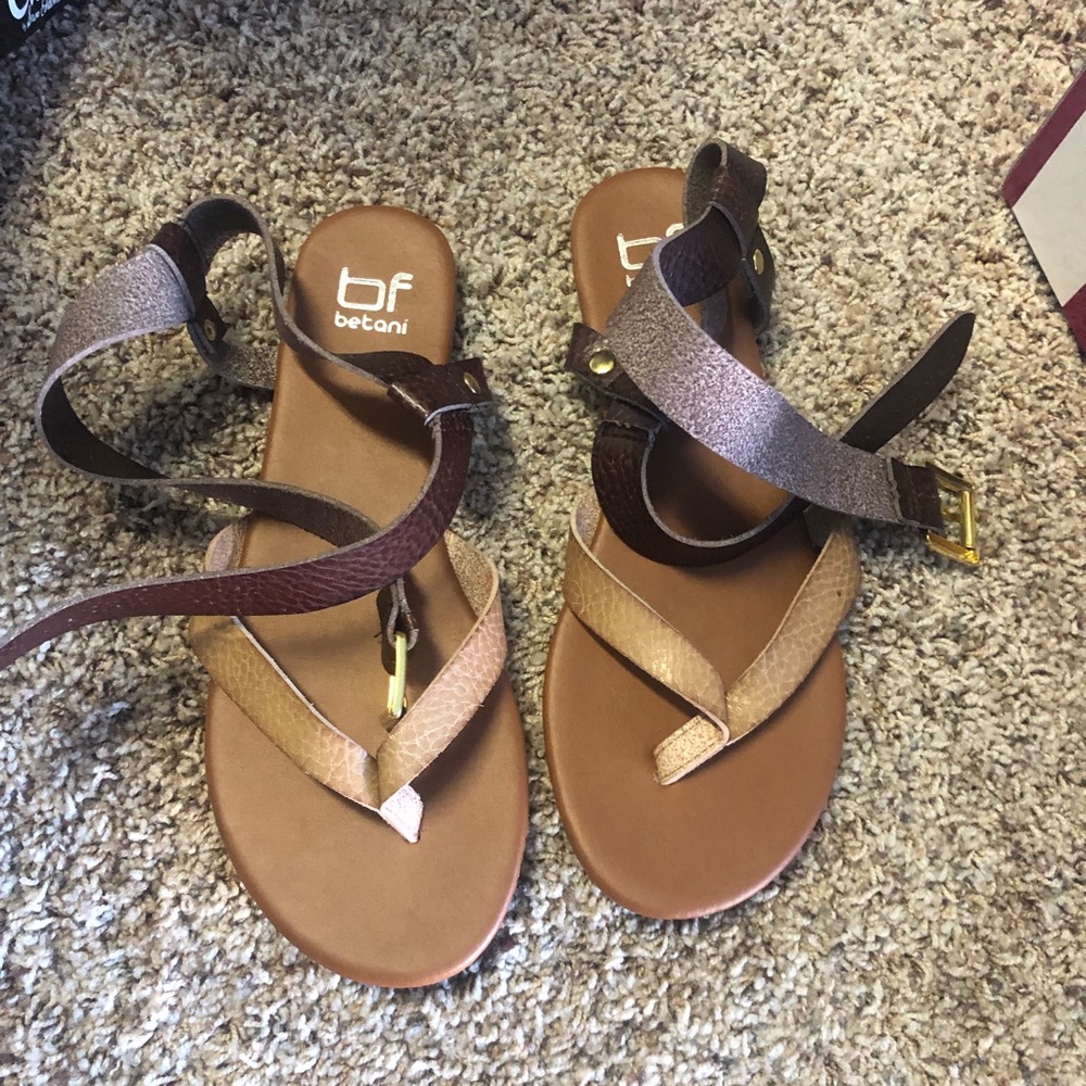 Brown sandals